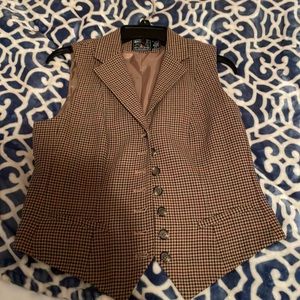 Old fashioned checkered vest